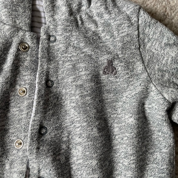 Gap Baby Marled Hoodie Outfit Set 6-12 Months - Picture 3 of 5